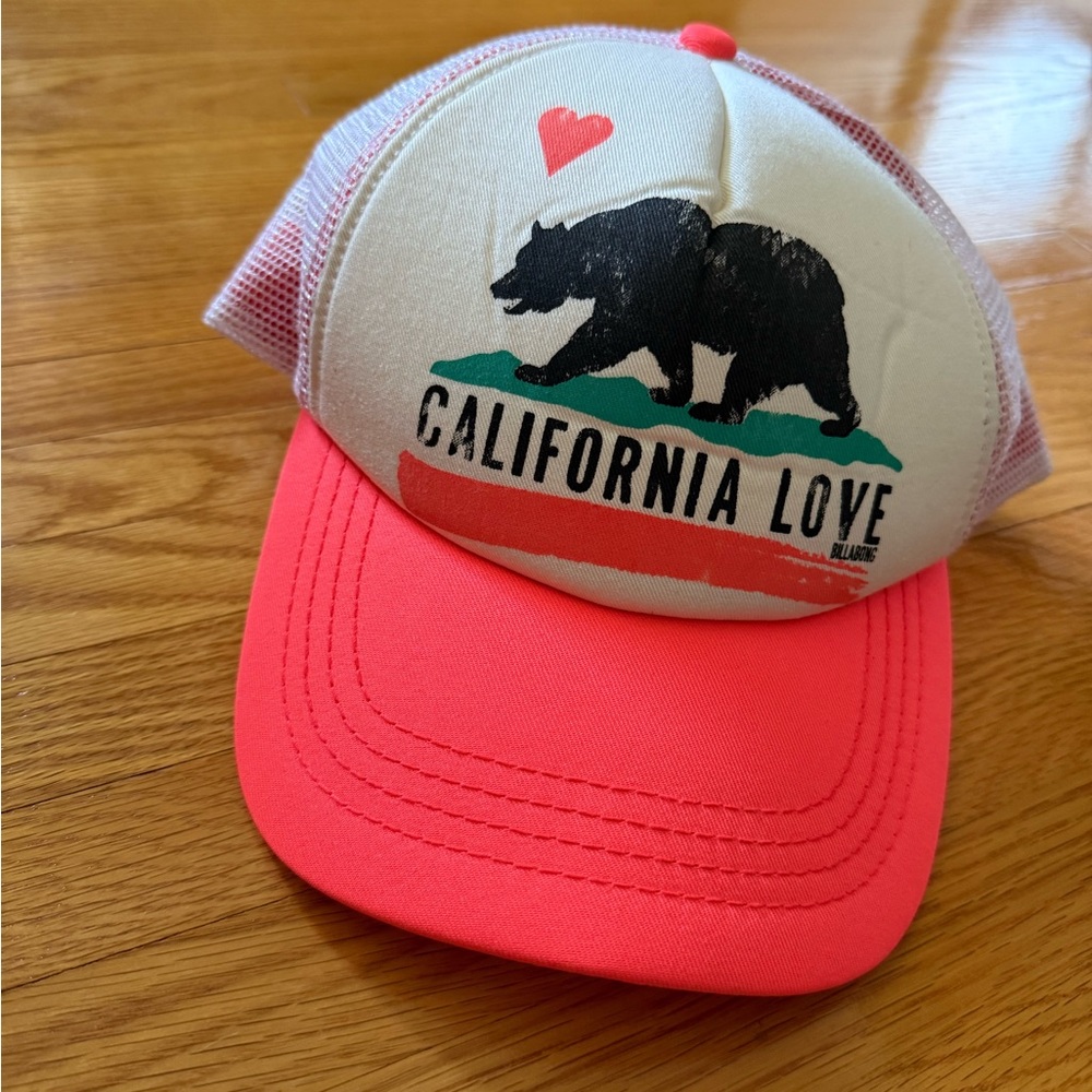 Billabong Neon Pink Mesh Cap